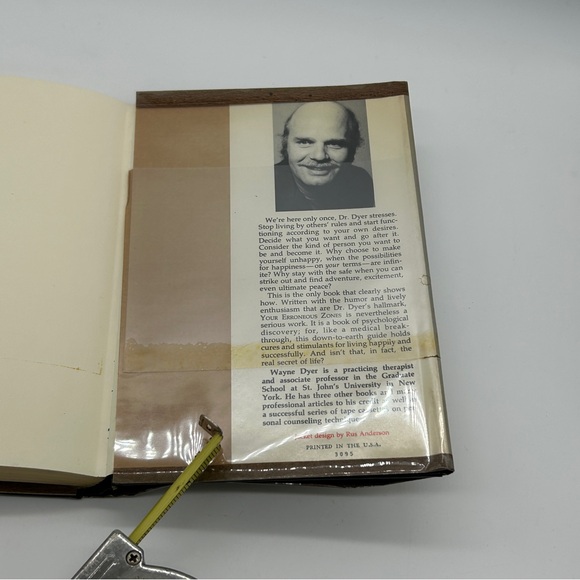 Your Erroneous Zones Dr. Wayne Dyer Hardcover Dust Jacket Very Good - Picture 7 of 10